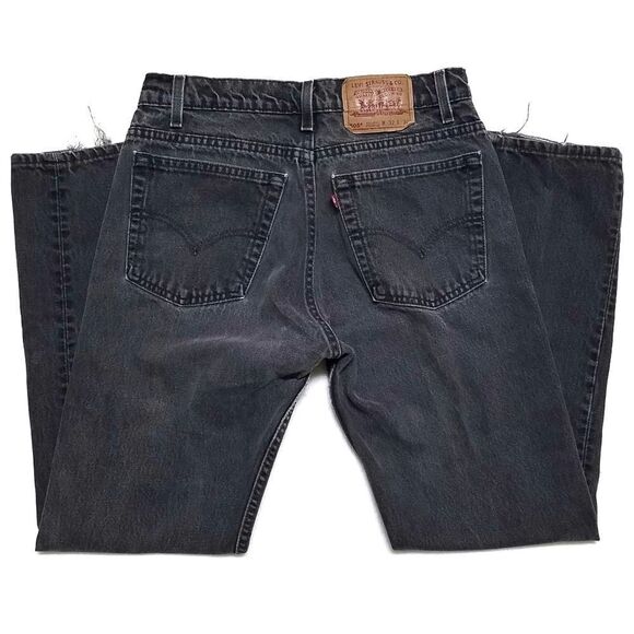 VINTAGE Levi's 505 Relaxed Fit Straight Leg Stone Wash Denim Jeans - Picture 7 of 12